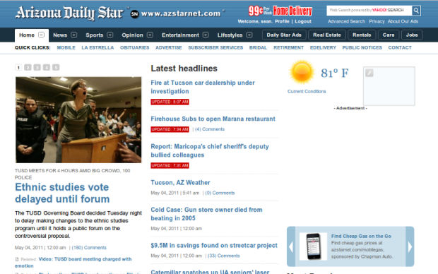 2011 StarNet homepage